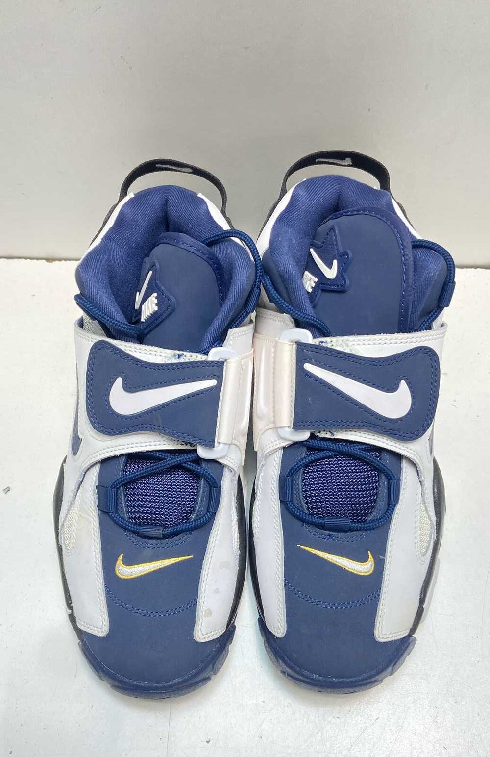 Nike Air Barrage Mid Navy White Casual Shoes Men'… - image 5