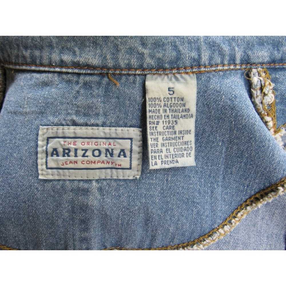 Arizona Jean Co Denim Maxi Dress Button Front Col… - image 6