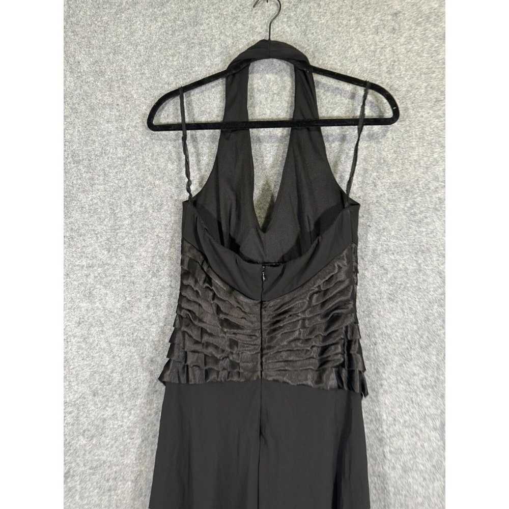 SL Fashions Dress Women 6 Black Halter Whimsy Got… - image 8