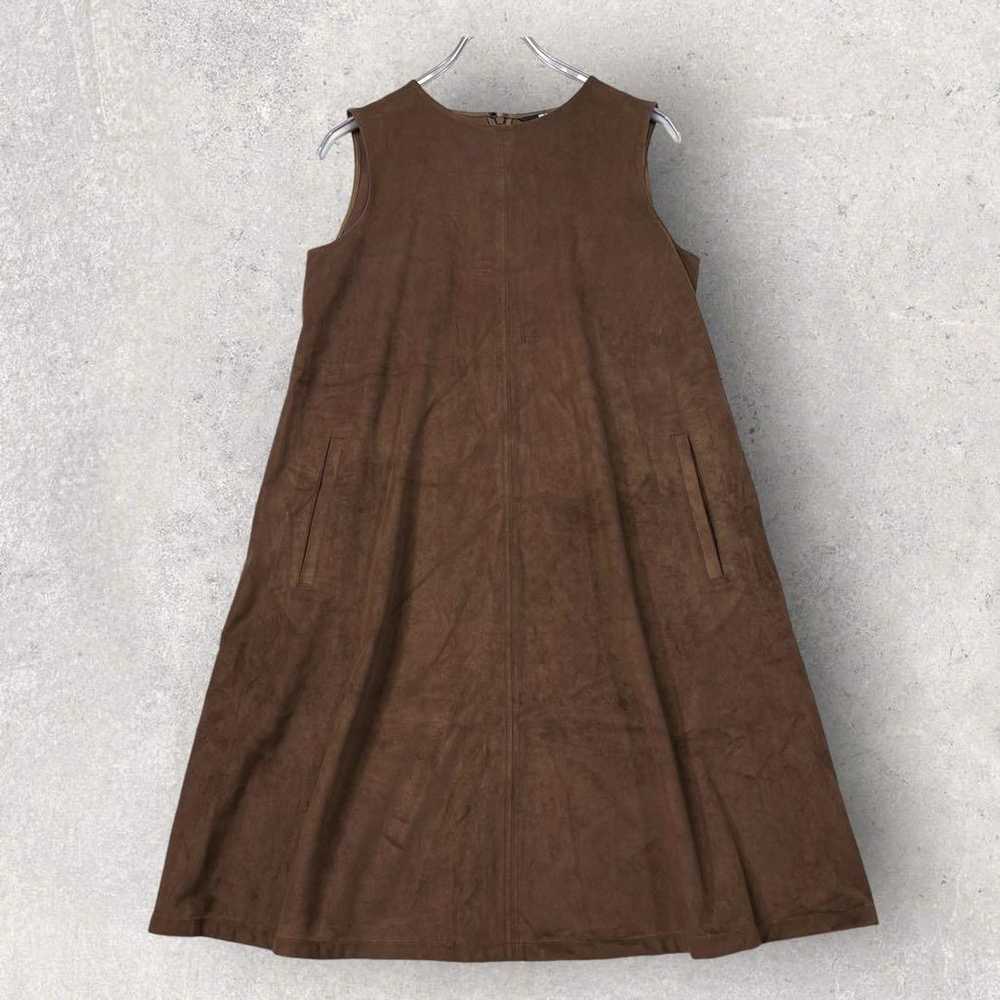 UNIQLO One-piece Velour M Jumper Skirt Sleeveless… - image 1