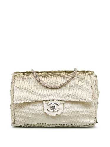 CHANEL Pre-Owned 2011 Mini Rectangular Sequin Flap