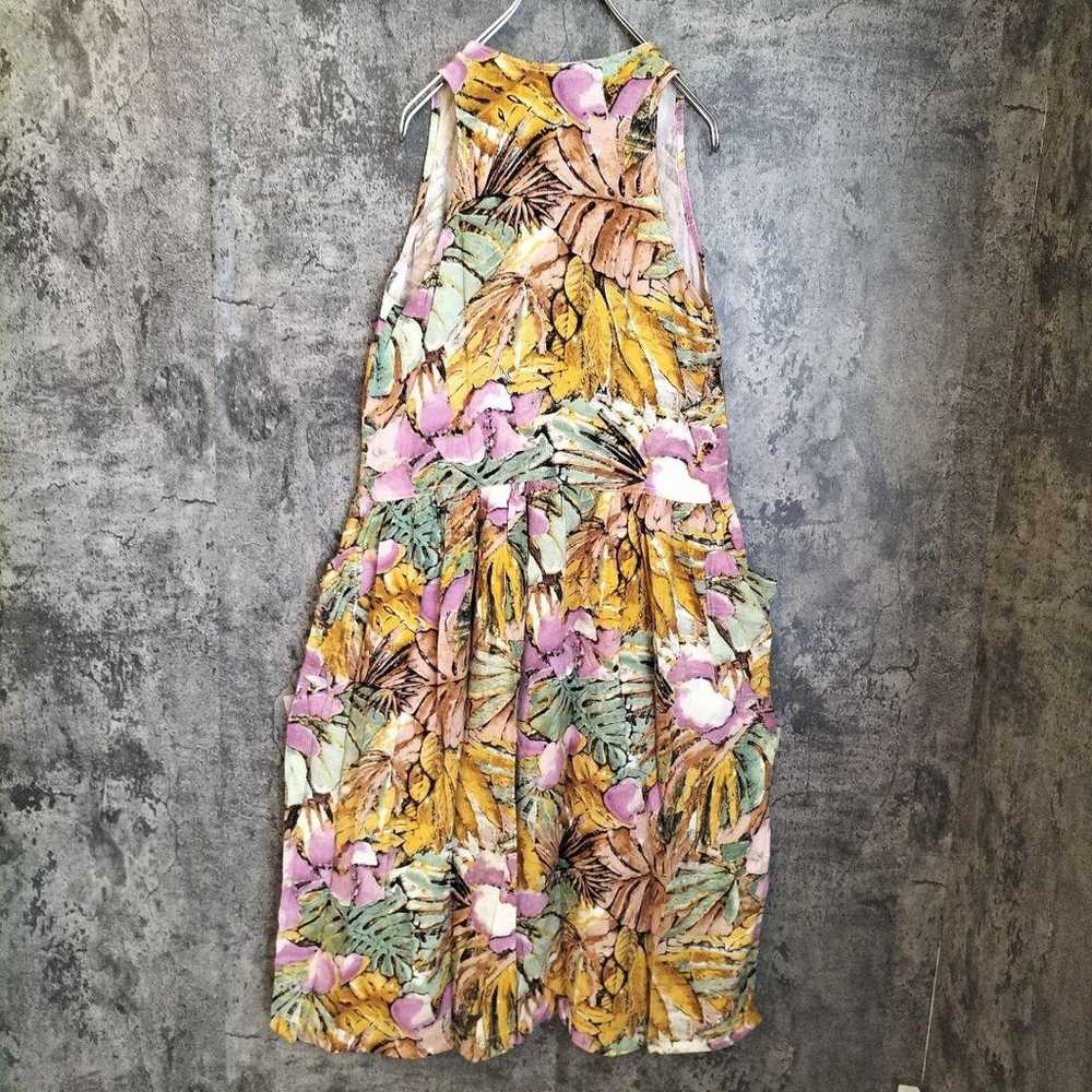 【Jungle】Resort One-piece Long Dress 80s Vintage O… - image 8