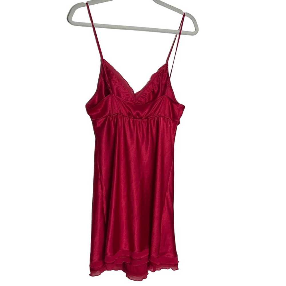 Victoria Secret Mini Slip Dress Lace Chiffon Vint… - image 2