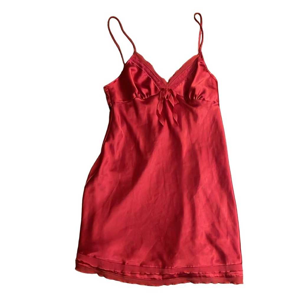 Victoria Secret Mini Slip Dress Lace Chiffon Vint… - image 6