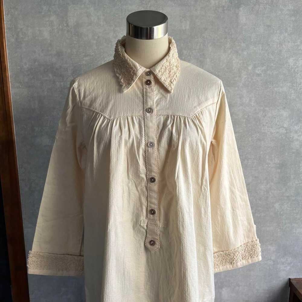 Pink House vintage shirt dress used vintage rare - image 1