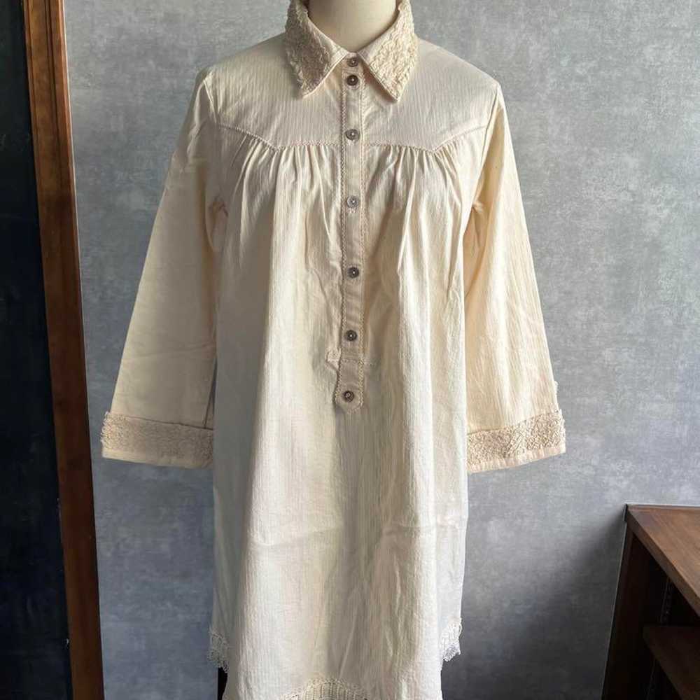 Pink House vintage shirt dress used vintage rare - image 2