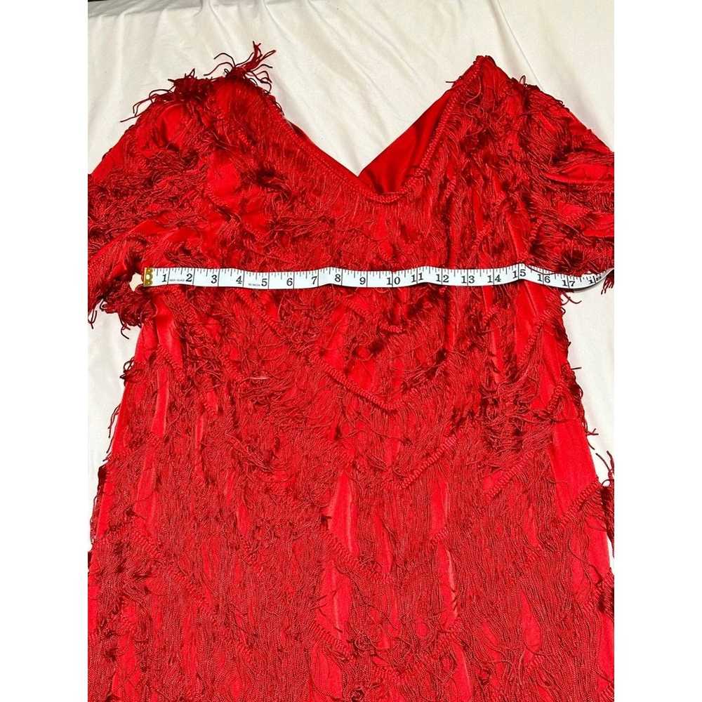 Vintage Nightworks Flapper Fringe Dress - image 9