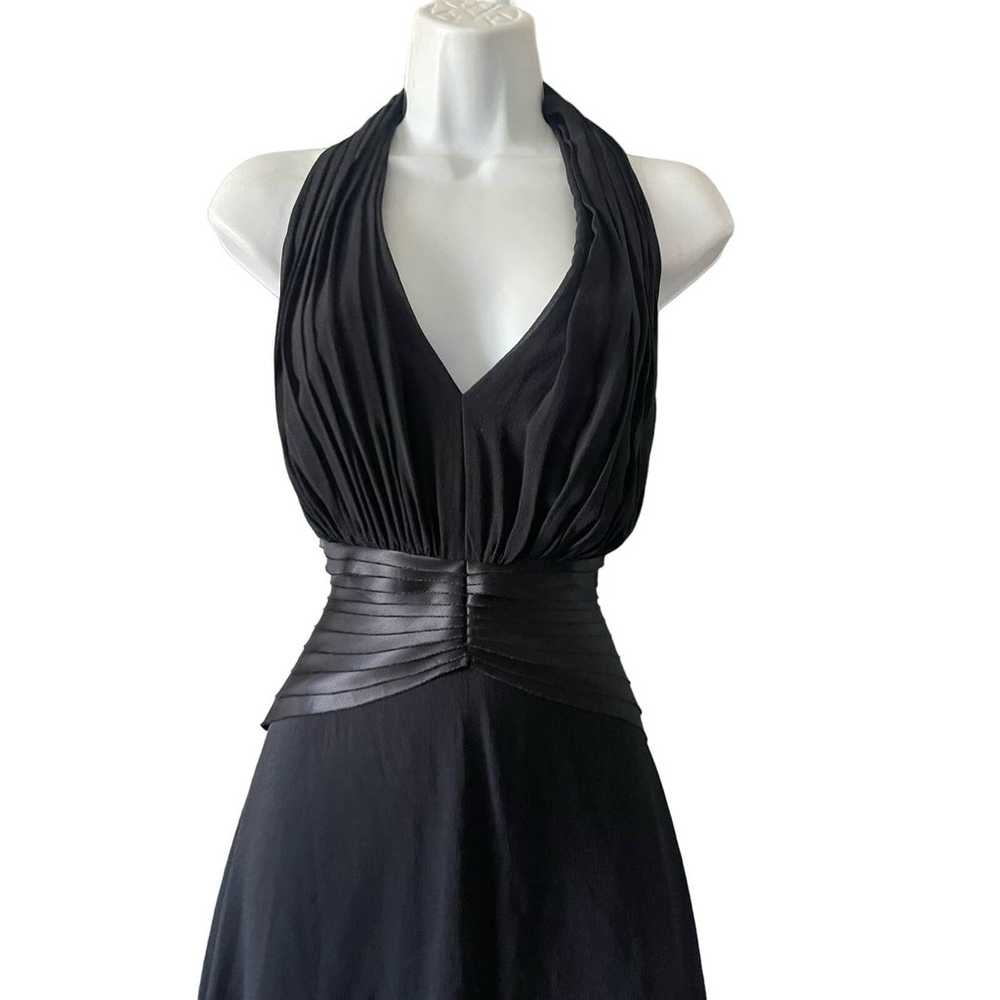 Vintage Tadashi Halter Silk Dress - image 2