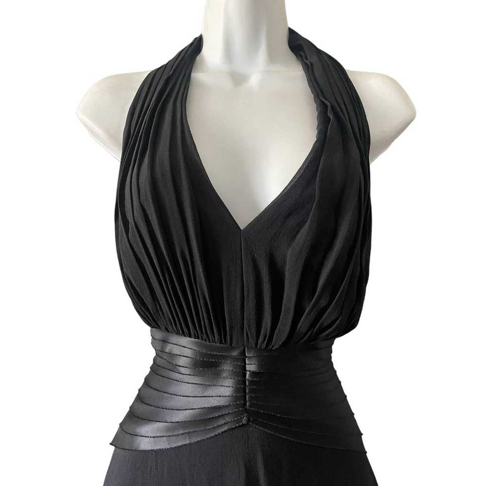 Vintage Tadashi Halter Silk Dress - image 4