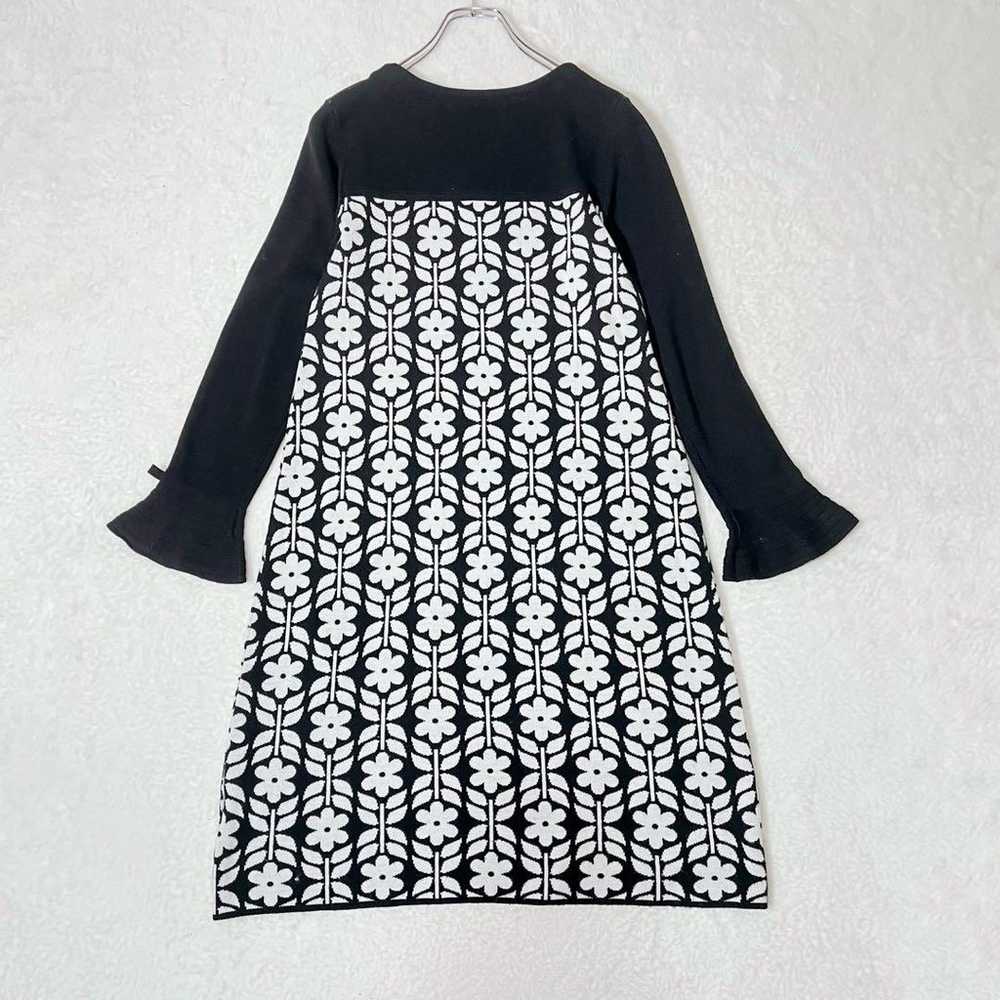 Super beauty knit one-piece [40] Frill sleeve flo… - image 7