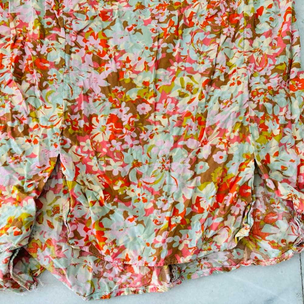 Anthropologie Boemo Dress Floral Smocked Midi Max… - image 4