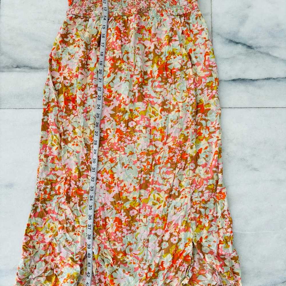 Anthropologie Boemo Dress Floral Smocked Midi Max… - image 7