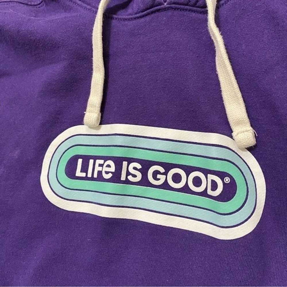 Life is Good Womens Simply True Fleece Hoodie Dee… - image 3