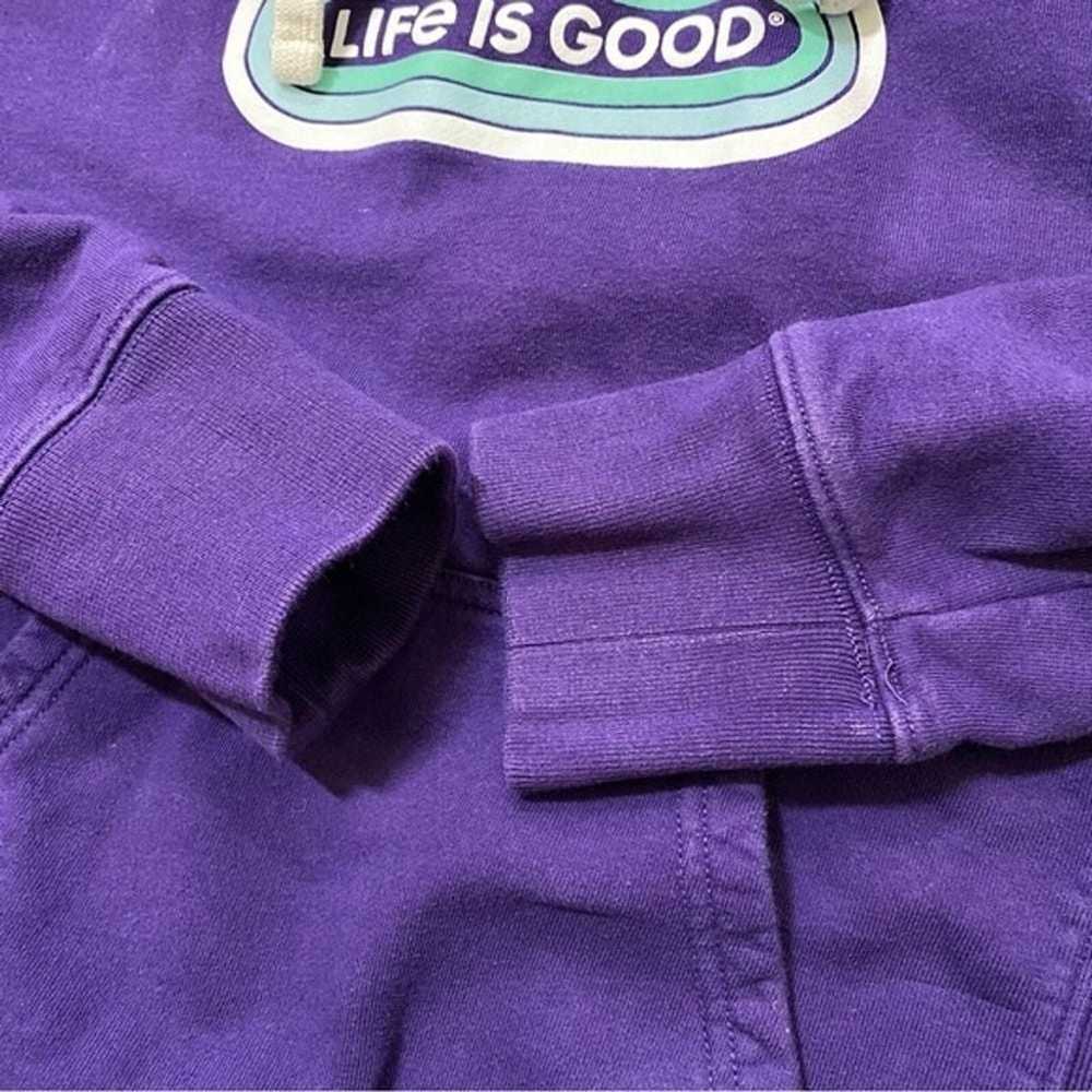 Life is Good Womens Simply True Fleece Hoodie Dee… - image 6