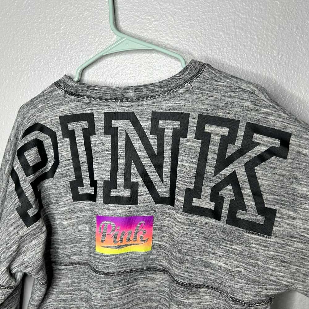 PINK VS VARSITY CREW LONG SLEEVE PULLOVER - image 6