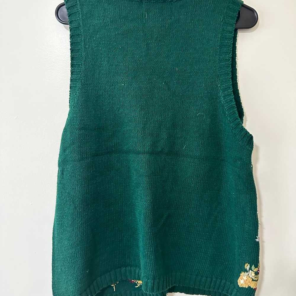 Vintage Heirloom Collectibles Santa sweater vest - image 7