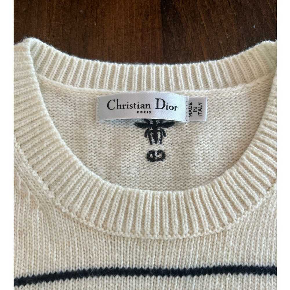 Christian Dior Paris Cashmere Virgin Wool Vintage… - image 2