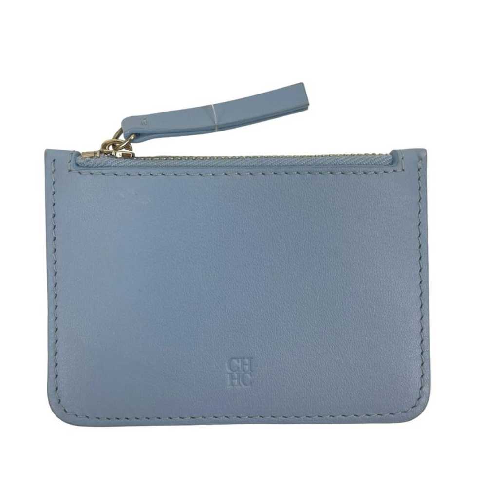 Carolina Herrera Leather card wallet - image 2