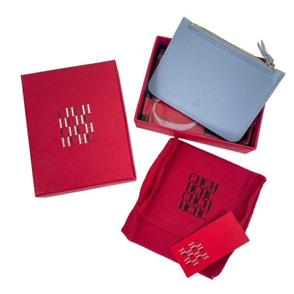 Carolina Herrera Leather card wallet - image 3