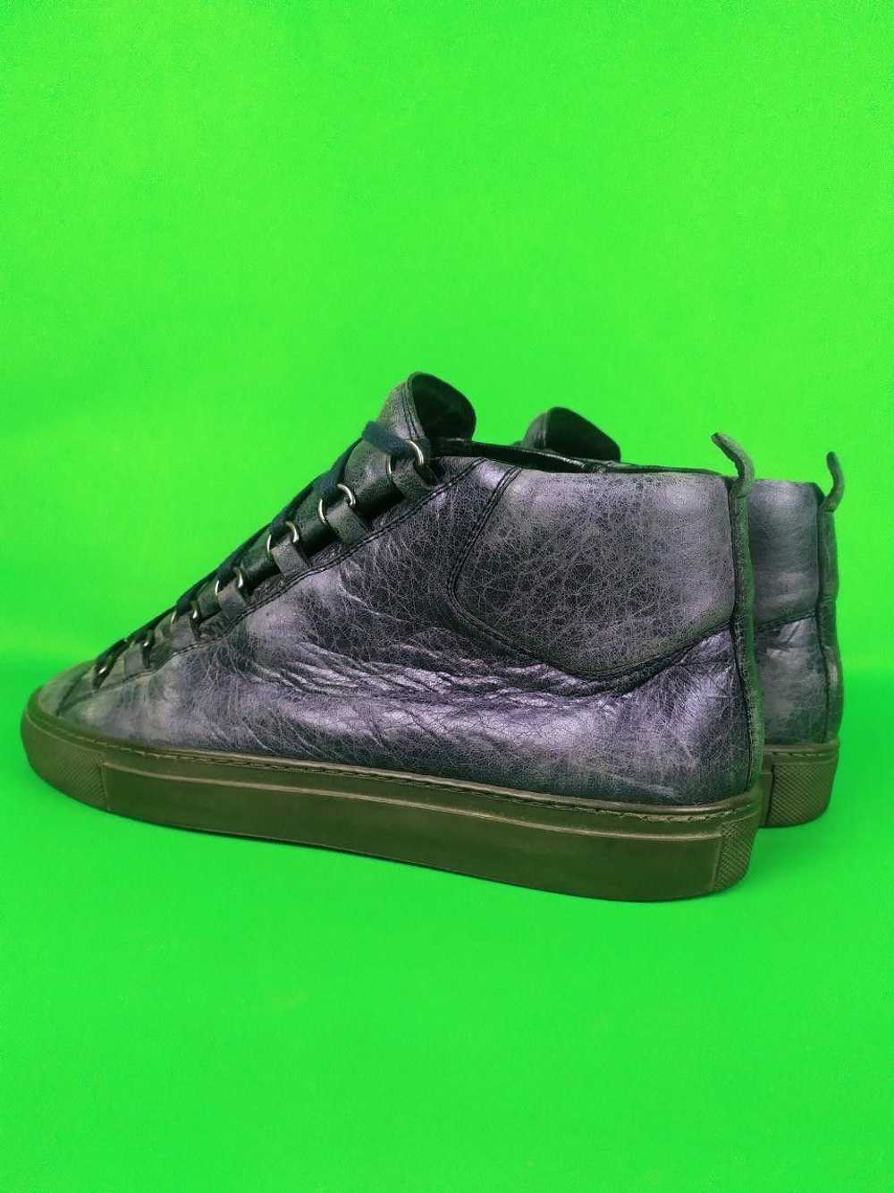 Balenciaga BALENCIAGA Arena Leather Hi-Top Sneake… - image 6