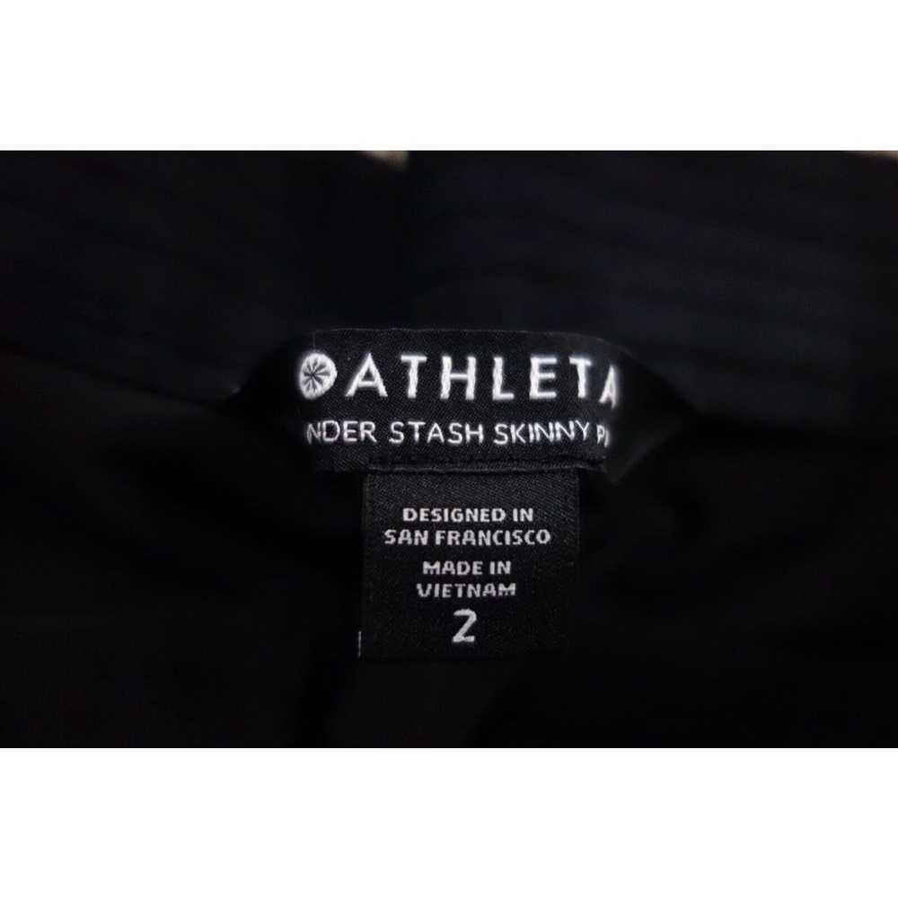 Athleta Athleta Pants Womens 2 Black Wander Stash… - image 2