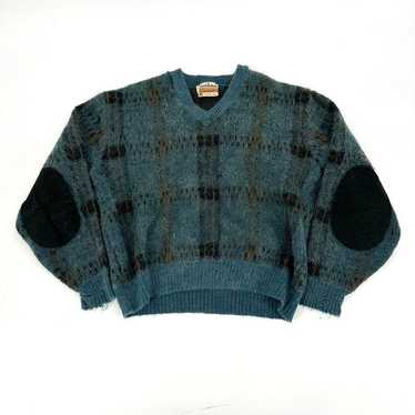 80s mohair wool womens sweater