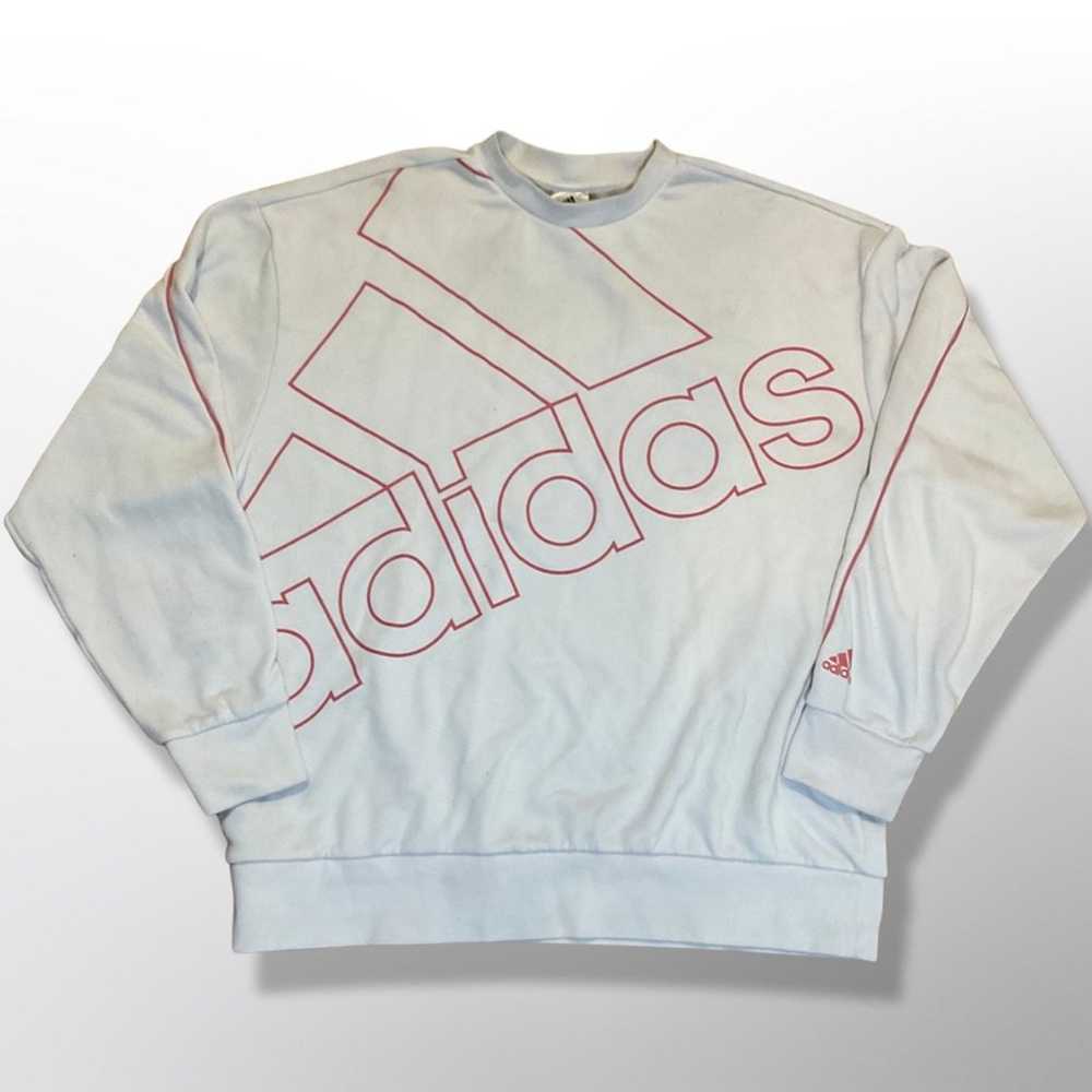 Women's Adidas Giant Logo Sweatshirt Size XL - image 1