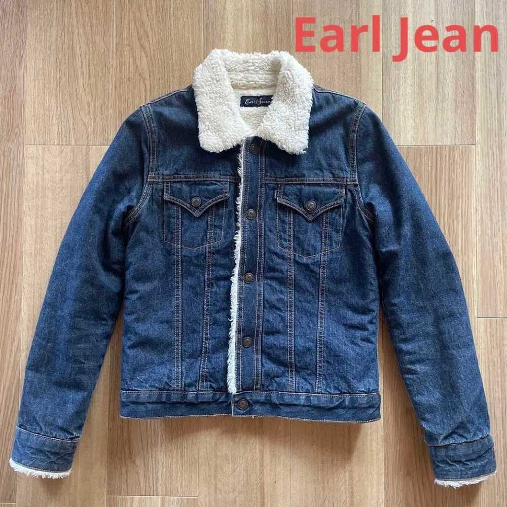 Earl Jean Denim Boa Jacket G-Jean - image 1