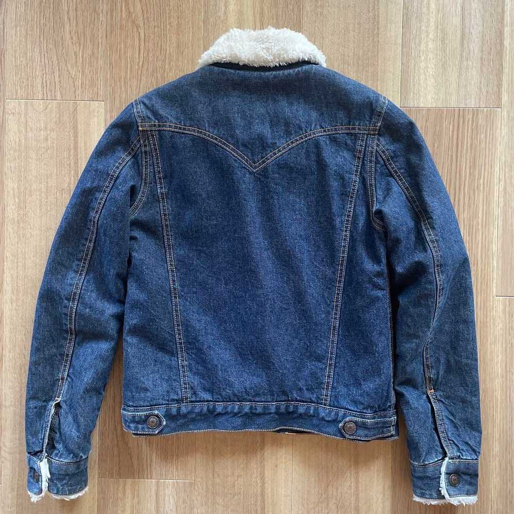 Earl Jean Denim Boa Jacket G-Jean - image 2