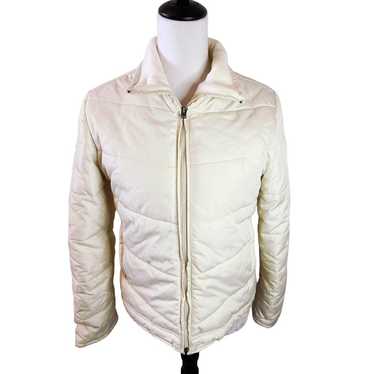 Vintage Y2K Women Abercrombie & Fitch Ivory Puffe… - image 1