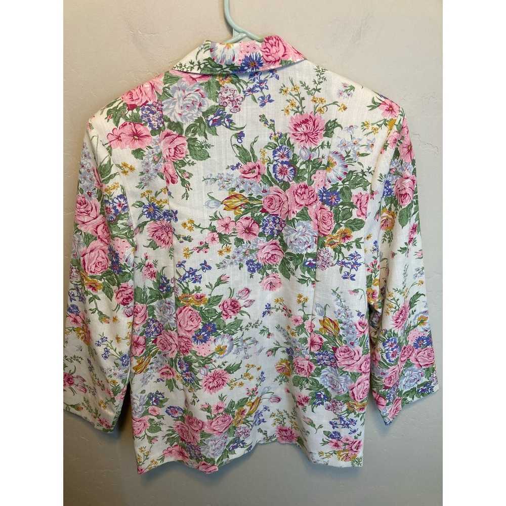 90's Vintage Blair Long Sleeve Pink Lightweight F… - image 11