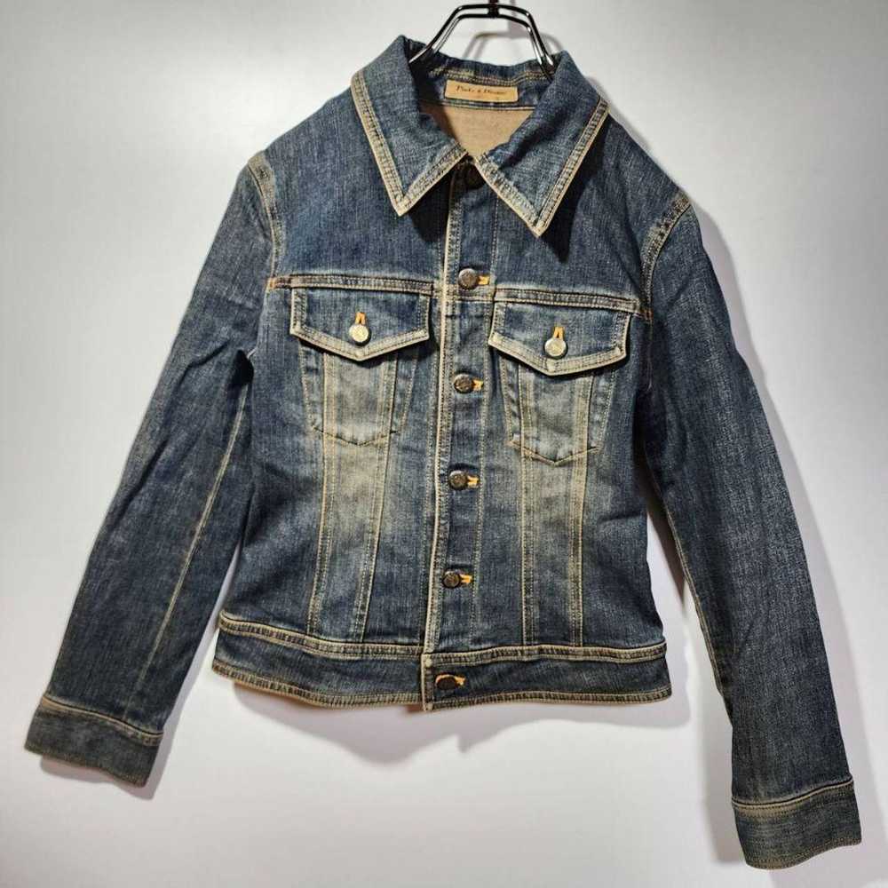 Pinky & Diane denim jacket size 38 in good condit… - image 2