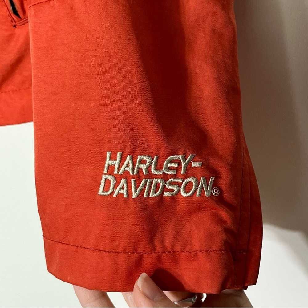 Harley-Davidson Burnt Orange Nylon Riding Jacket … - image 4