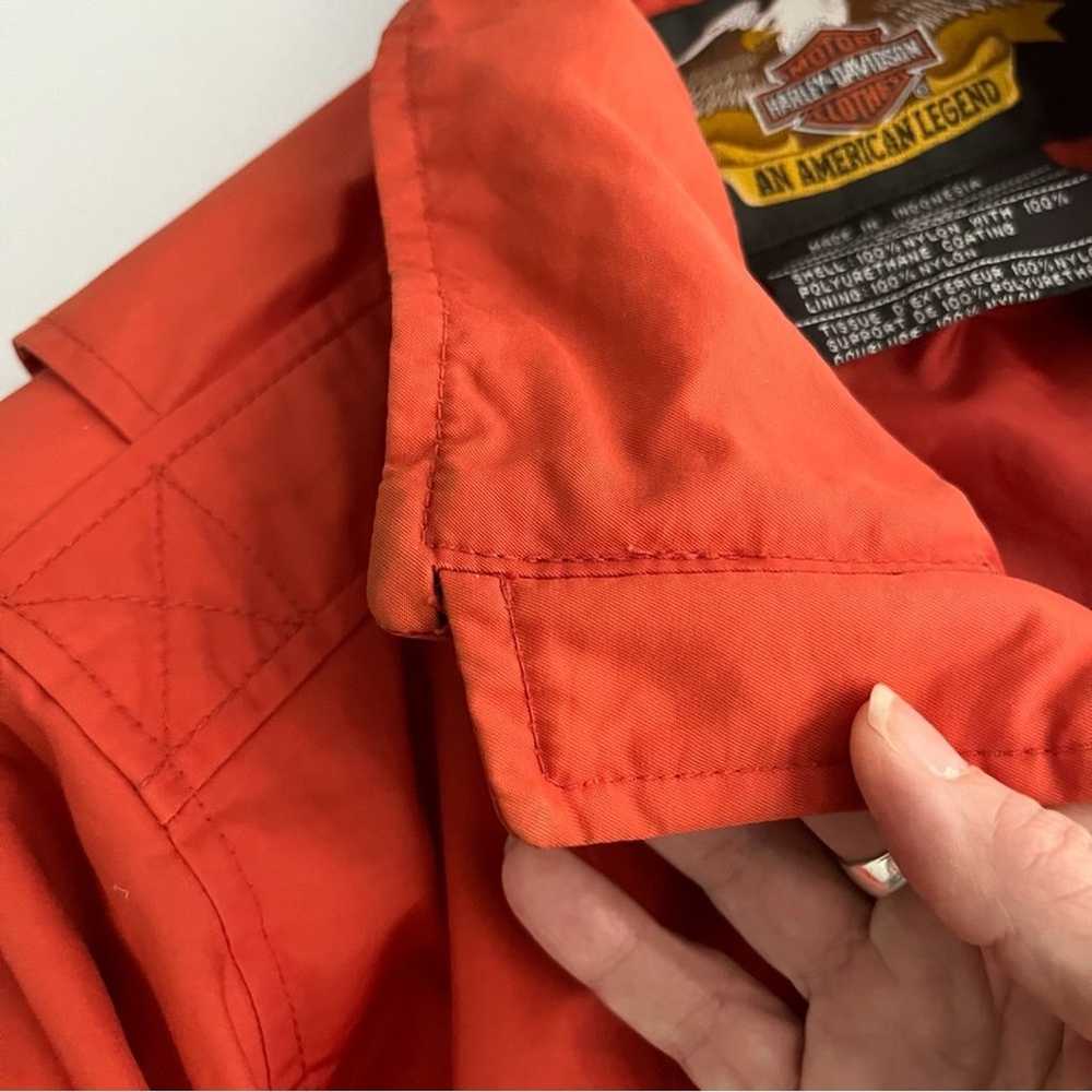 Harley-Davidson Burnt Orange Nylon Riding Jacket … - image 5