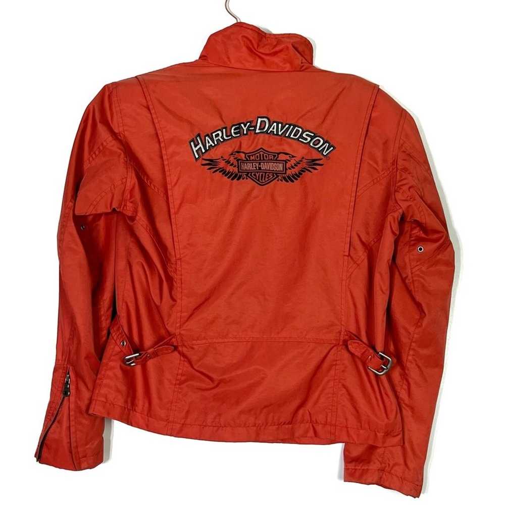 Harley-Davidson Burnt Orange Nylon Riding Jacket … - image 7