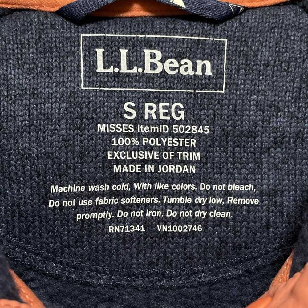 LL Bean snap half button embossed tag patchwork h… - image 4