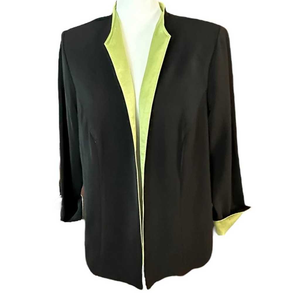 Vintage Jessica Howard Woman Jacket Blazer Black … - image 1