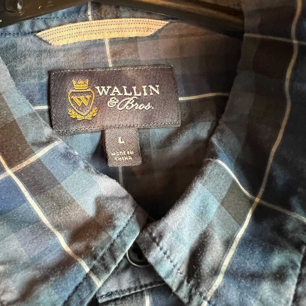 Wallin & Bros WALLIN & BROS Plaid Print Flannel S… - image 4