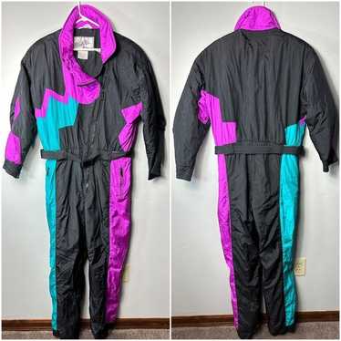 Vintage Profile Snowsuit 80's Womens Large Colorb… - image 1