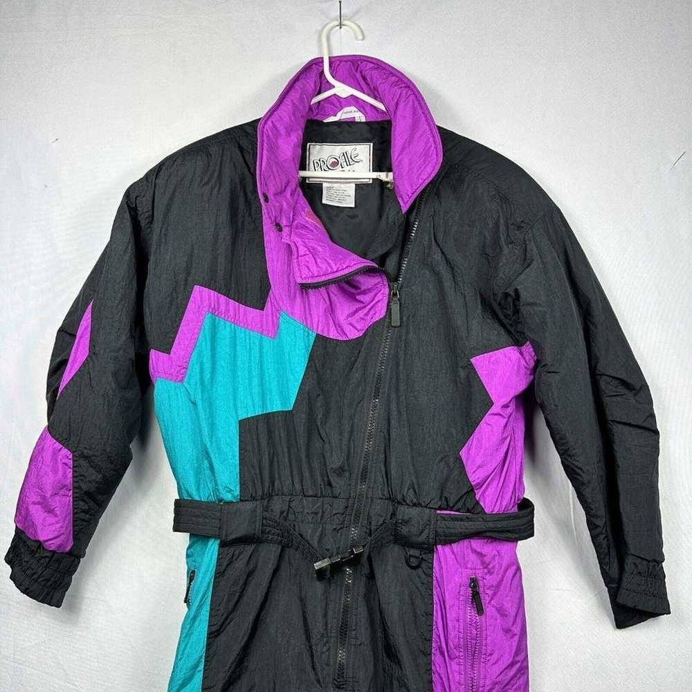 Vintage Profile Snowsuit 80's Womens Large Colorb… - image 2