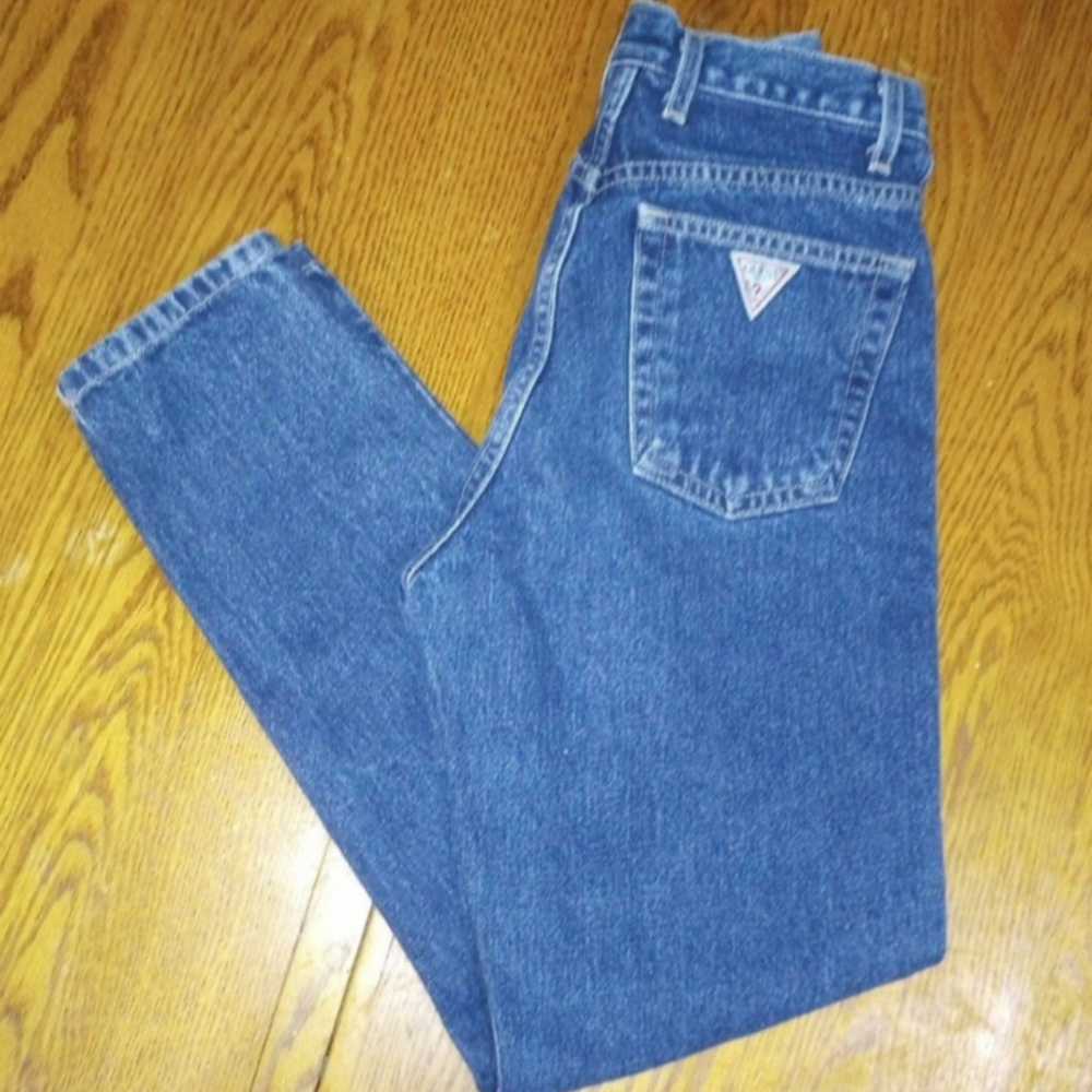 Women's Vtg Guess Sz 26 Med Wash Jeans Style 1050… - image 1