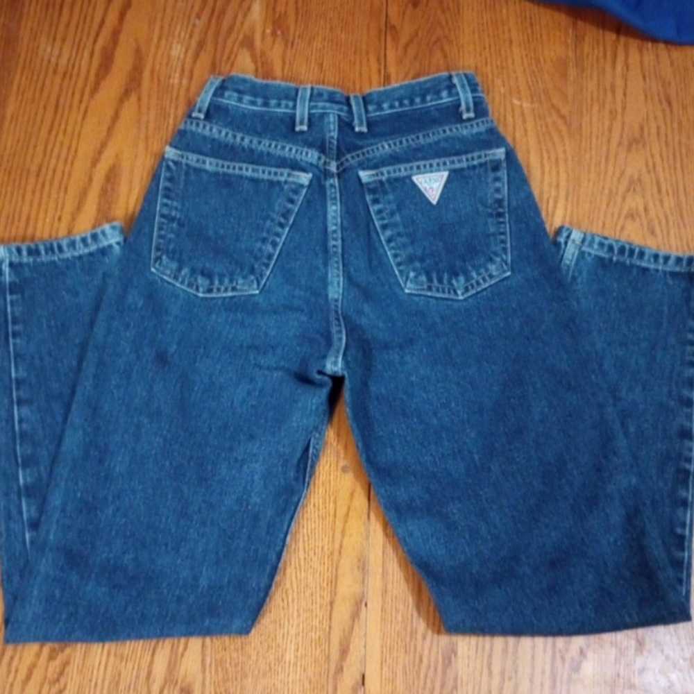 Women's Vtg Guess Sz 26 Med Wash Jeans Style 1050… - image 3