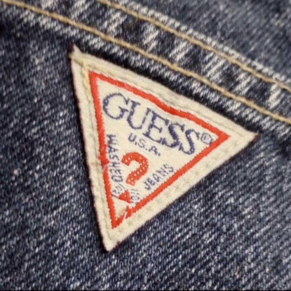 Women's Vtg Guess Sz 26 Med Wash Jeans Style 1050… - image 4