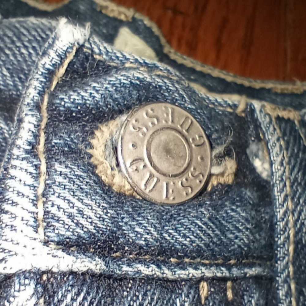 Women's Vtg Guess Sz 26 Med Wash Jeans Style 1050… - image 7