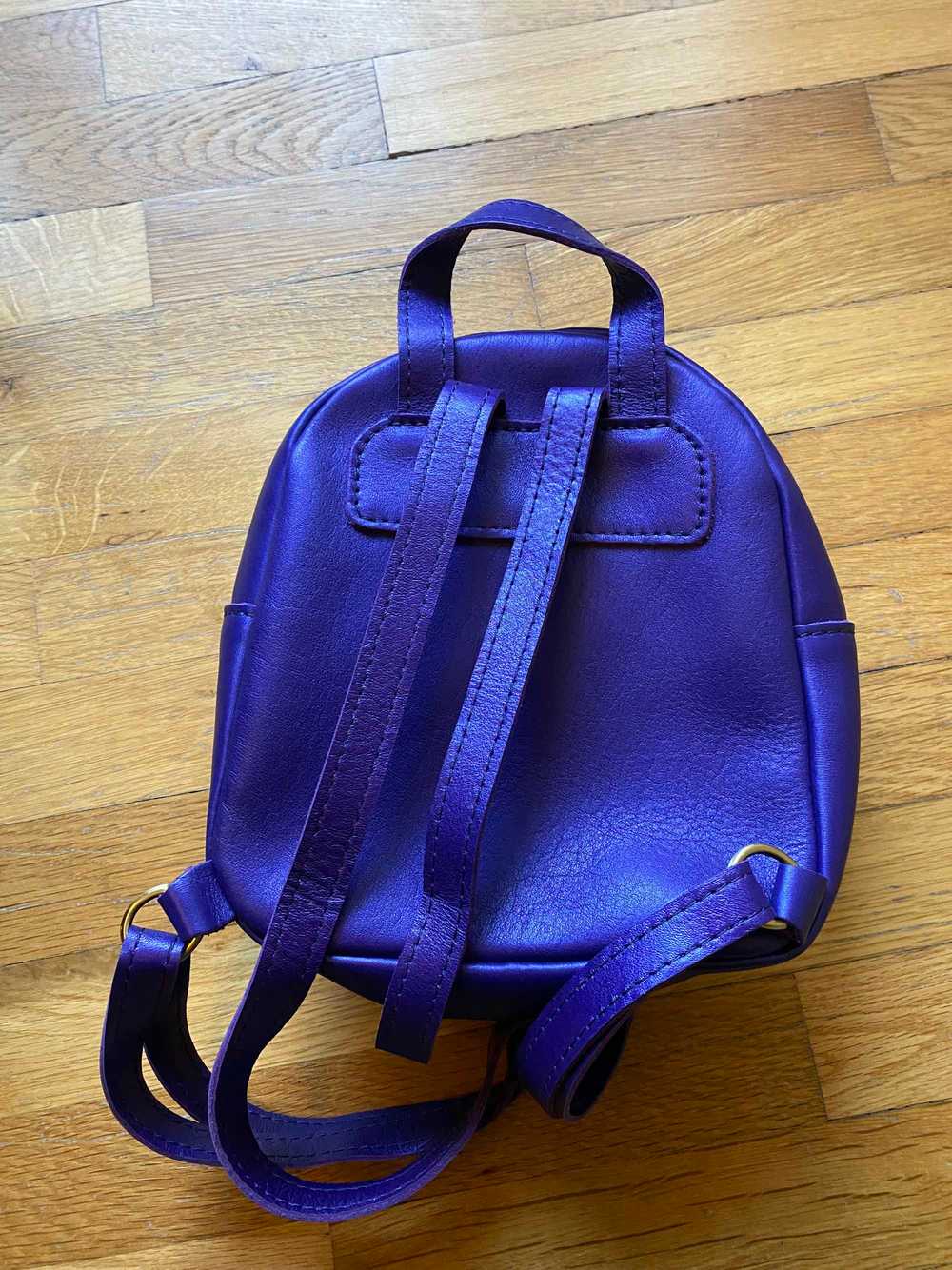 Portland Leather Snap Mini Backpack - image 3