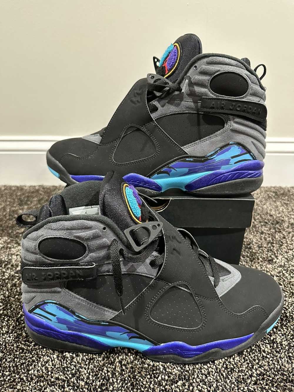 Jordan Brand Air Jordan 8 Retro Aqua 2015 Sneaker - image 1