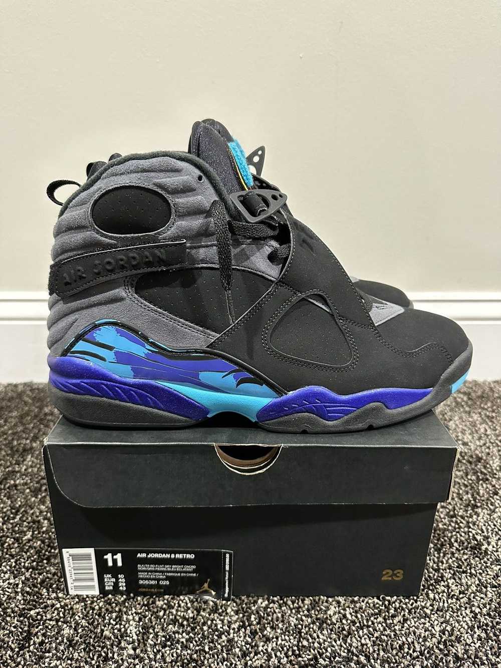 Jordan Brand Air Jordan 8 Retro Aqua 2015 Sneaker - image 4