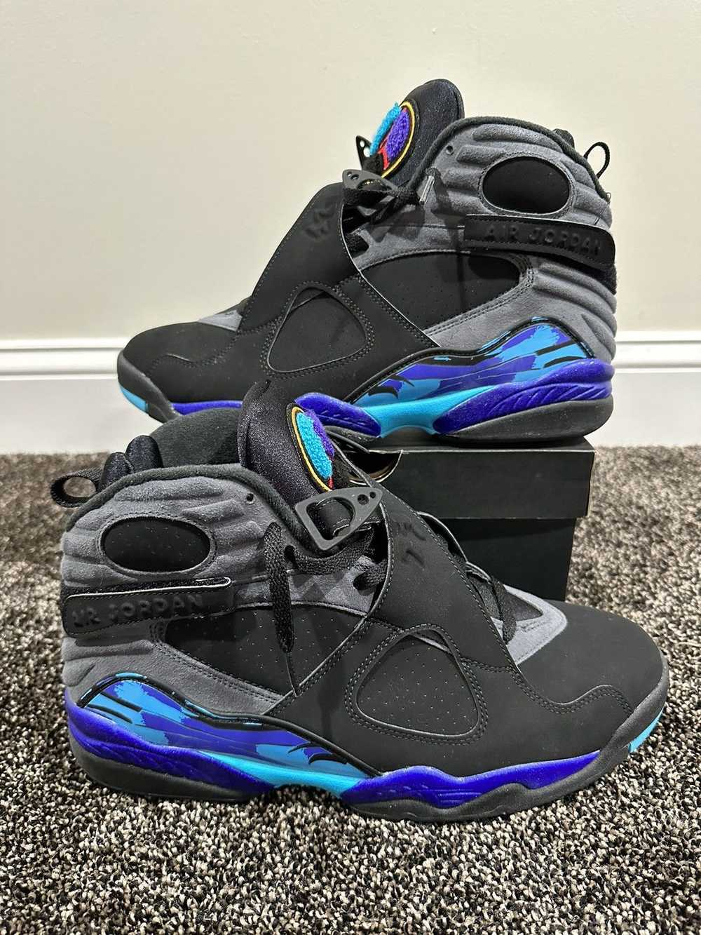 Jordan Brand Air Jordan 8 Retro Aqua 2015 Sneaker - image 9