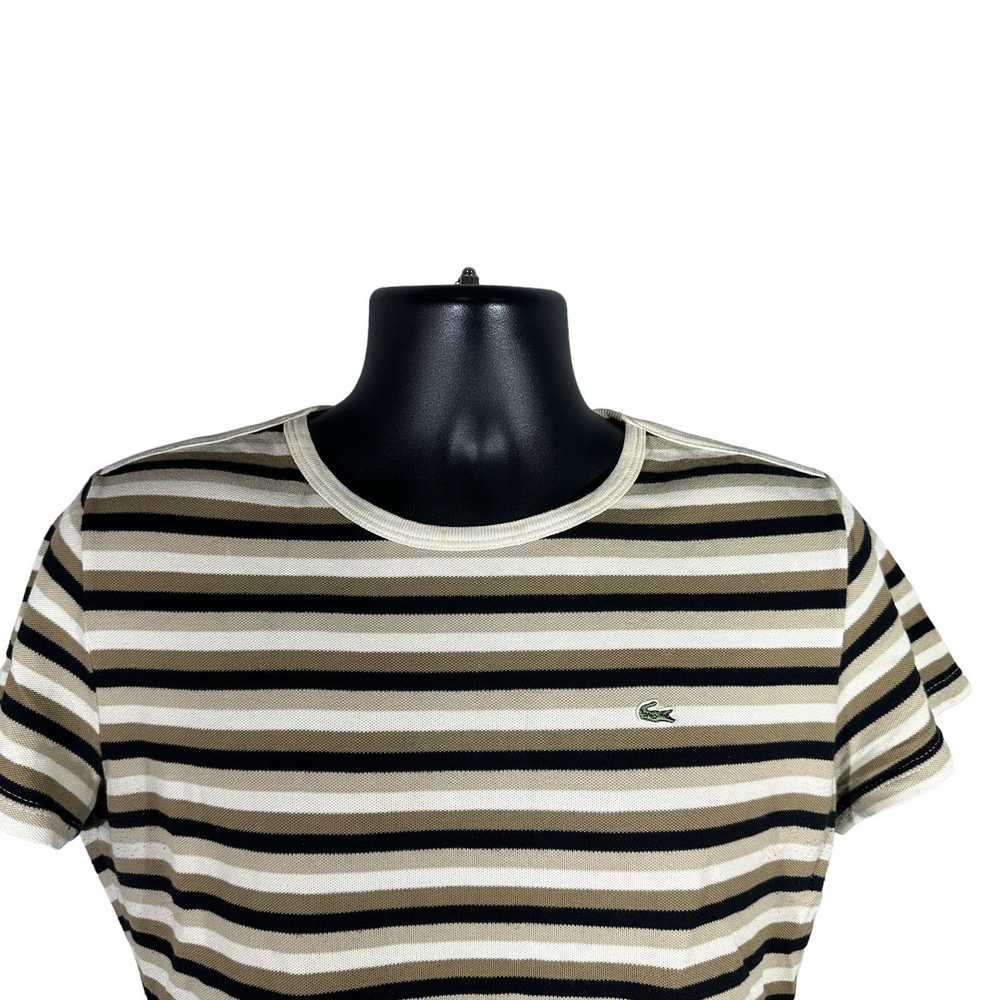 Lacoste Women's Lacoste Striped Cotton T-Shirt - image 2