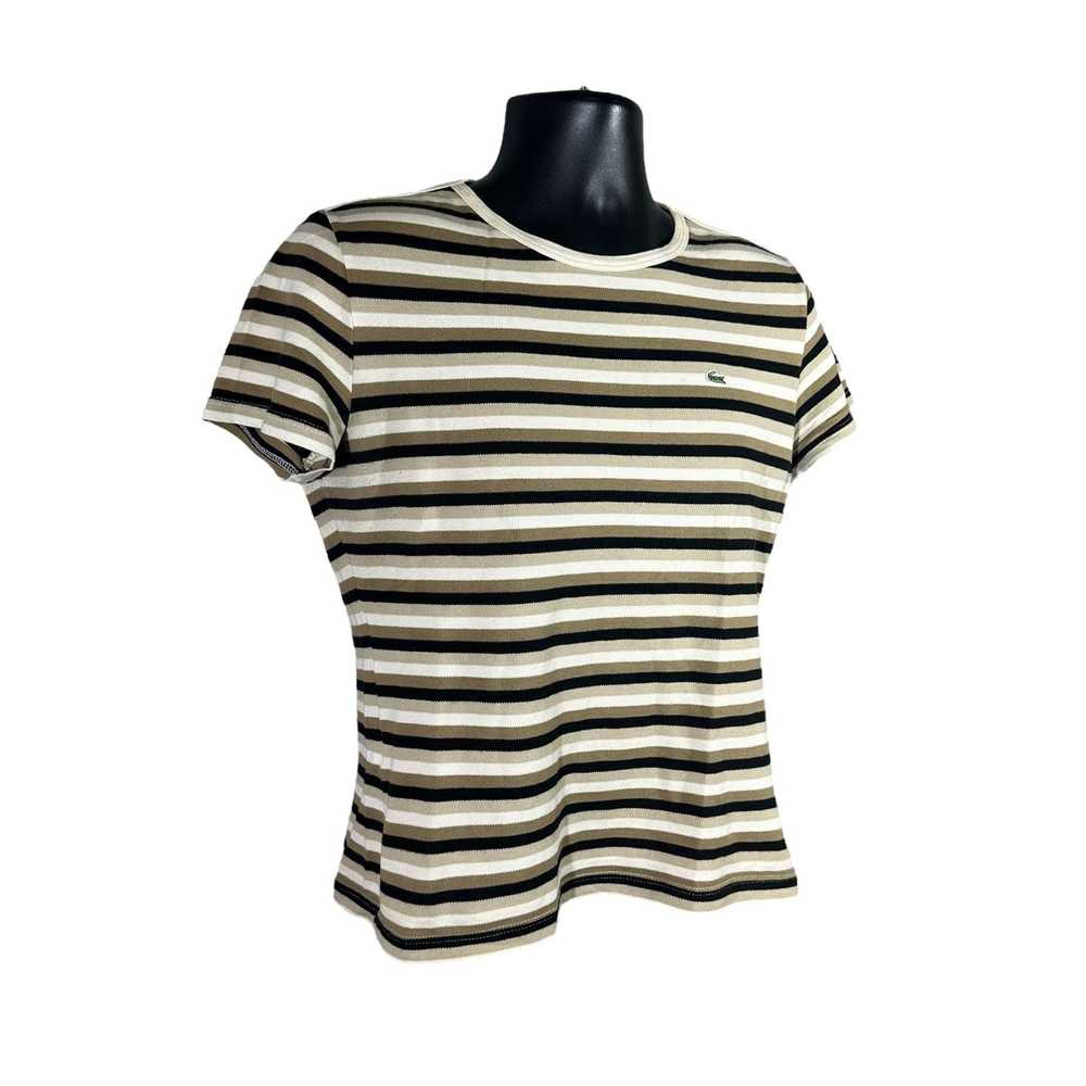 Lacoste Women's Lacoste Striped Cotton T-Shirt - image 3